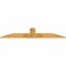 Ekena Millwork Portland Rough Sawn Timber Gable Bracket, Western Red Cedar, 72"W x 15"H x 2"D x 6"F, 5/12 Pitch GBW072X15X0206POR00RWR - alternate 2